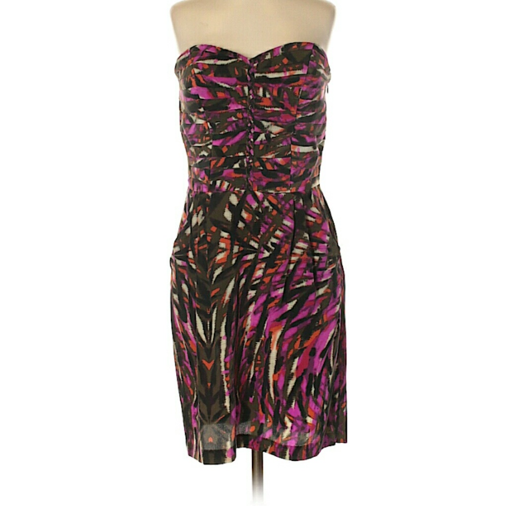 FUN & CUTE Charlie Jade 100% Silk Dress SZ S